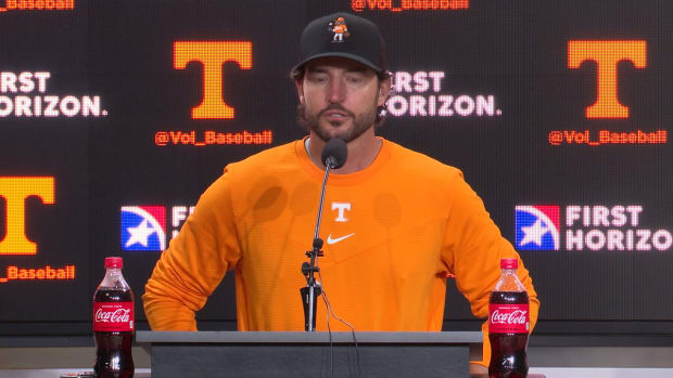 Vol Baseball Head Coach Tony Vitello Talks Suspension, Ejection, Chase Burns, Florida Series